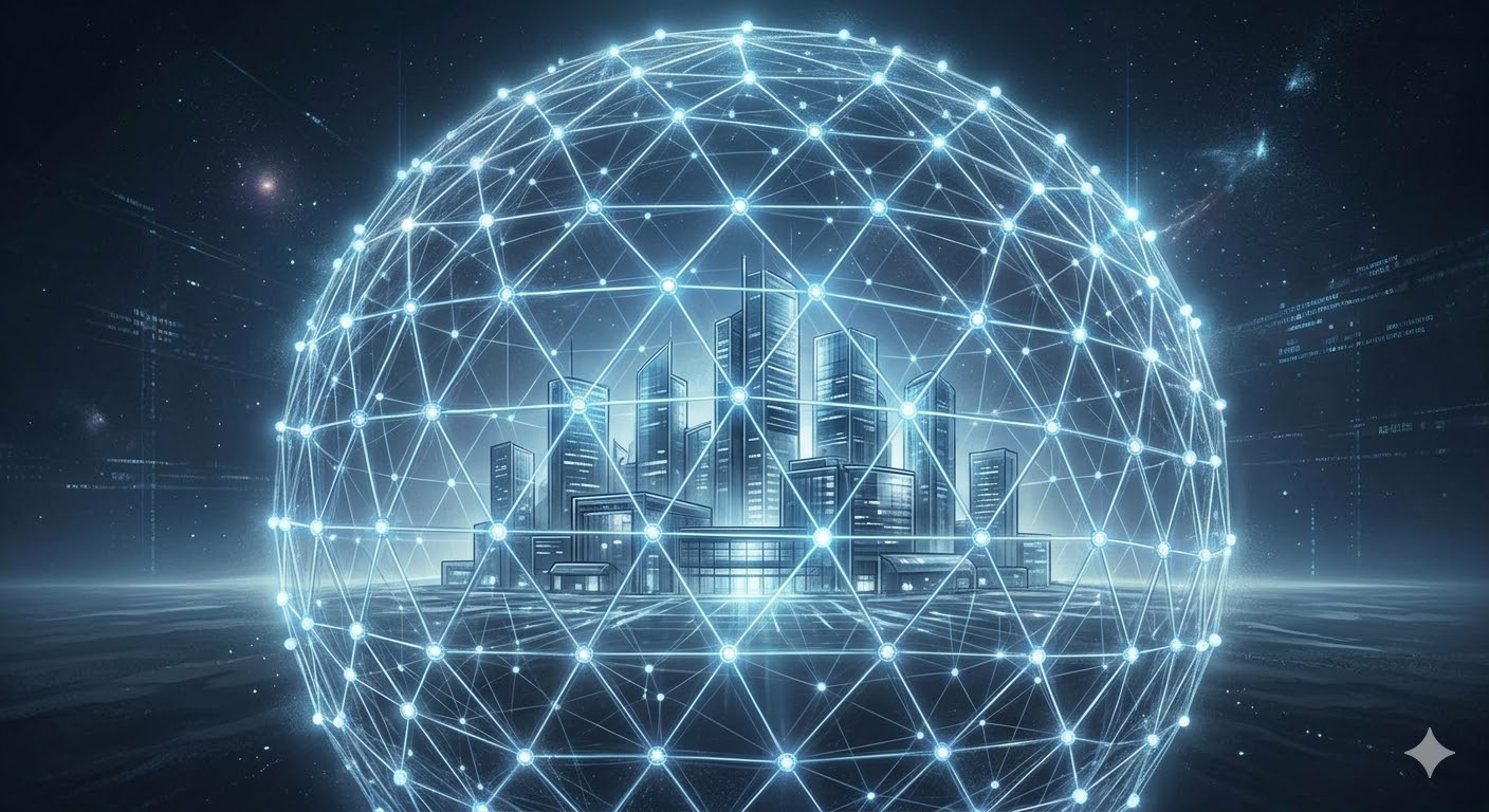 Toward enterprise AGI — scaled agent ecosystem, objectives and integration fabric.